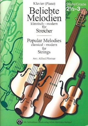 Beliebte Melodien Band 4 (Stufe 2,5-3) fr Streichorchester Klavierbegleitung