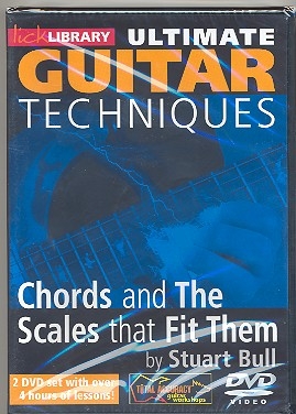 Chords and the Scales that fit them 2 DVD-Videos Lick Library Ultimate Guitar Techniques