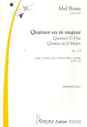 Quartett D-Dur op.124 fr Klavier, Violine, Viola und Violoncello