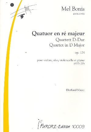Quartett D-Dur op.124  fr Klavier, Violine, Viola und Violoncello