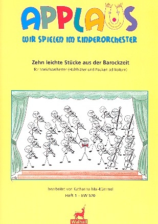 10 leichte Stcke aus der Barockzeit fr Streichorchester (Holzblser und Pauken ad lib) Partitur