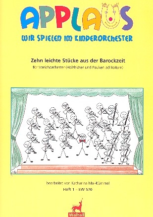 10 leichte Stcke aus der Barockzeit fr Streichorchester (Holzblser und Pauken ad lib) Partitur