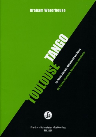 Toulouse Tango fr Violine, Klarinette, Violoncello und Klavier Partitur und Stimmen