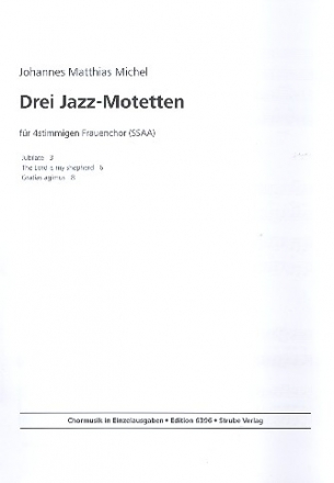 3 Jazz-Motetten für Frauenchor a cappella Partitur