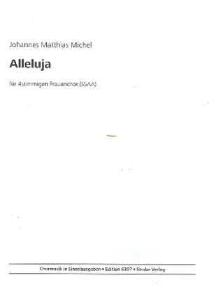 Alleluja fr Frauenchor a cappella Partitur