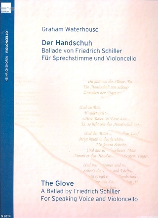 Der Handschuh fr Sprecher und Violoncello Schiller, Friedrich, Text