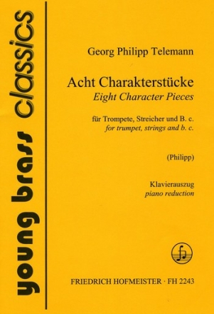 8 Charakterstcke fr Trompete, Streicher und Bc fr Trompete und Klavier