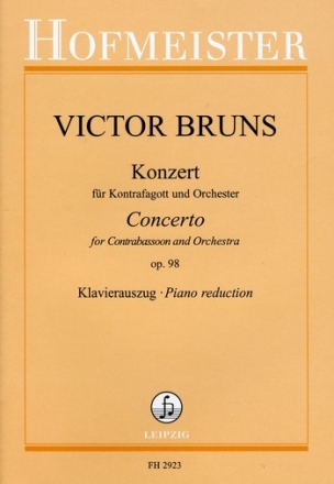 Konzert op.98 fr Kontrafagott und Orchester fr Kontrafagott und Klavier Klavierauszug