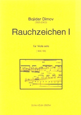 Rauchzeichen 1 fr Viola solo