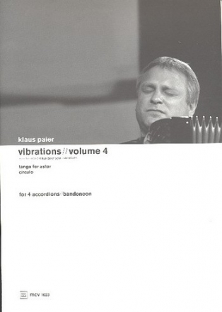 Vibrations Vol.4 for 4 accordions (bandoneons) score and parts