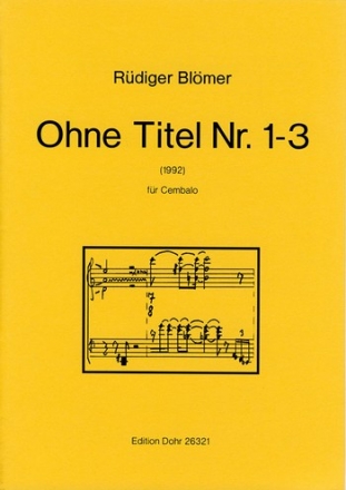 Ohne Titel Nr.1-3 fr Cembalo