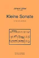 Kleine Sonate fr Klarinette und Klavier