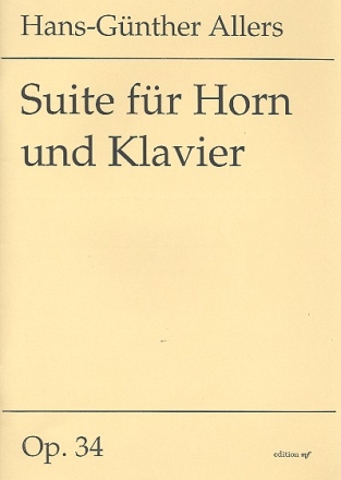 Suite op.34 fr Horn und Klavier