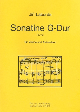Sonatine G-Dur fr Violine und Akkordeon