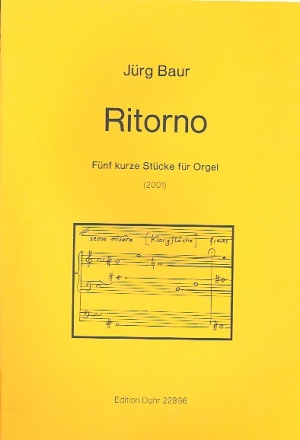 Ritorno - 5 kurze Stcke fr Orgel