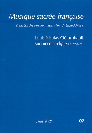 6 motets religieux pour 2 voix de femmes (choeur ou solo) et Bc partition