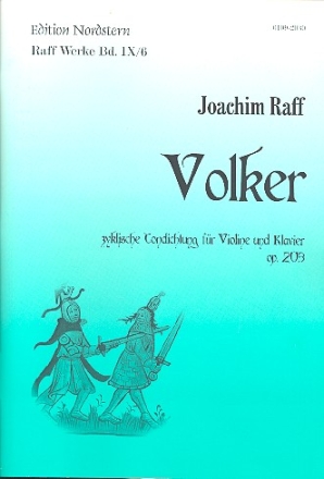 Volker op.203 fr Violine und Klavier