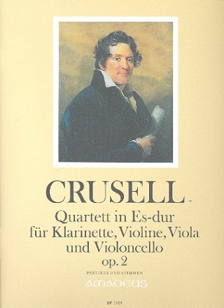 Quartett Es-Dur op.2 fr Klarinette, Violine, Viola und Violoncello Partitur und Stimmen