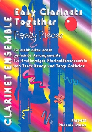 Party Pieces 10 Stcke fr 4 Klarinetten ( Ensemble ) Partitur und Stimmen