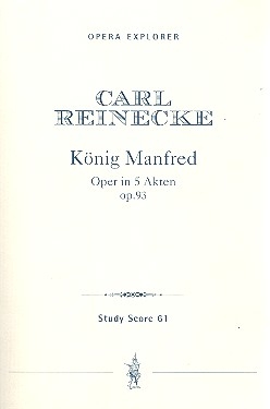 Knig Manfred op.93 Studienpartitur und Textbuch