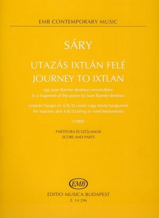 Journey to Ixtlan for soprano and string (wind) instruments score and parts