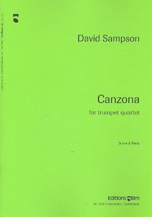 Canzona for 4 trumpets score and parts