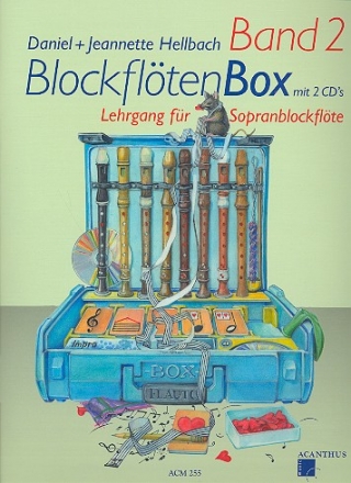 Blockflötenbox Band 2 (+2 CD's) für Sopranblockflöte