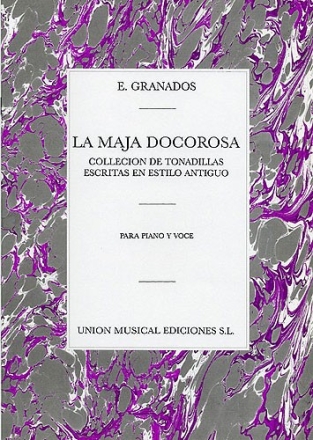 La Maja Docorosa para Voce y Piano