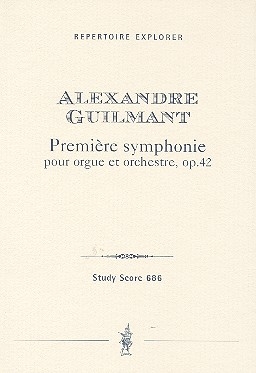 Sinfonie Nr.1 op.42 fr Orgel und Orchester Studienpartitur