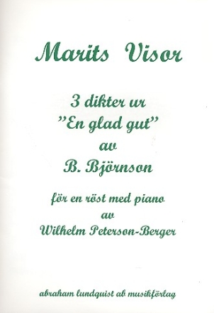 Marits Visor für Gesang und Klavier