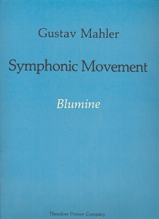Blumine Symphonic Movement for orchestra score