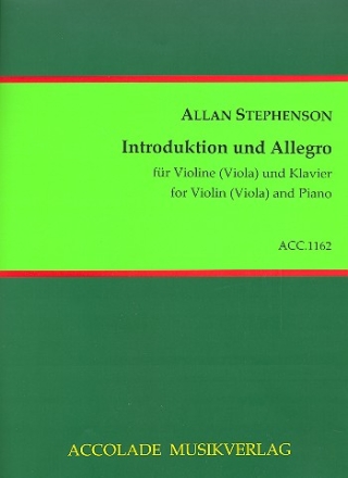 Introduktion und Allegro fr Violine (Viola) und Klavier
