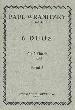 6 Duos op.33 Band 2 fr 2 Flten