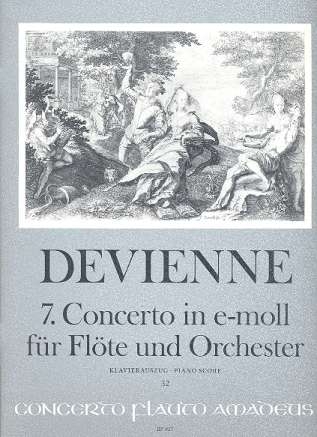 Konzert e-Moll Nr.7  fr Flte und Orchester Klavierauszug
