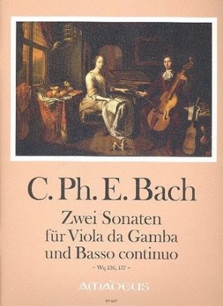 2 Sonaten Wq136 und Wq137 fr Viola da gamba und Bc