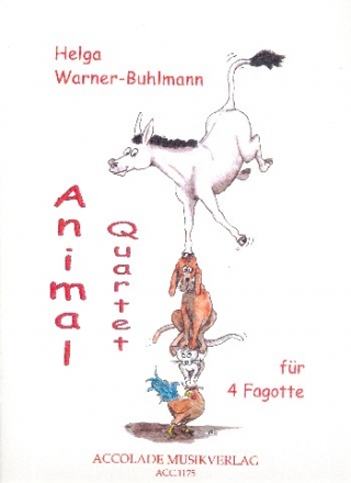 Animal Quartet fr 4 Fagotte Partitur und Stimmen