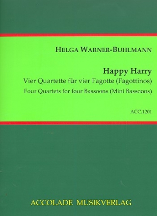 Happy Harry fr 4 Fagotte (Fagottinos) Partitur und Stimmen