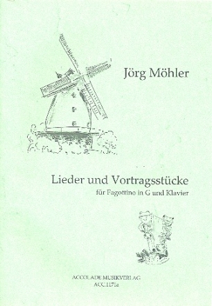 Lieder und Vortragsstcke fr Fagottino in G (Quintfagott) und Klavier