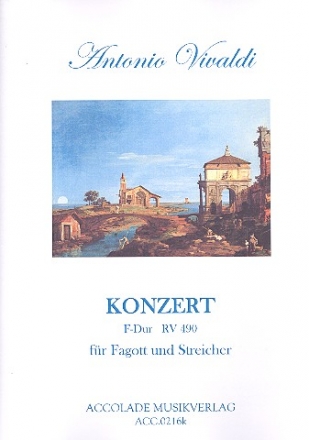 Konzert F-Dur RV490 fr Fagott, und Streichorchester fr Fagott und Klavier