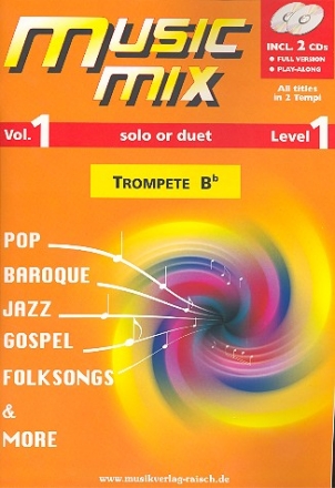 Music Mix vol.1 (+2 CD's) fr Trompete in B