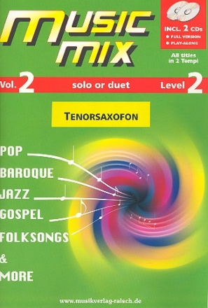 Music Mix vol.2 (+2 CD's) fr Tenorsaxophon