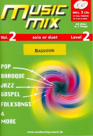 Music Mix vol.2 (+2 CD's) fr Fagott