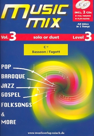 Music Mix vol.3 (+2 CD's) fr Fagott