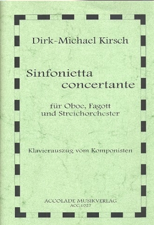 Sinfonietta concertante op.10 fr Oboe, Fagott und Orchester fr Oboe, Fagott und Klavier