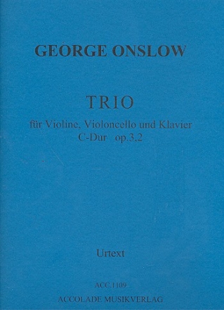Trio C-Dur Nr.2 op.3,2 fr Violine, Violoncello und Klavier Stimmen