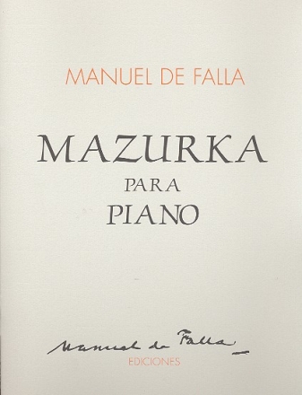 Mazurka para piano