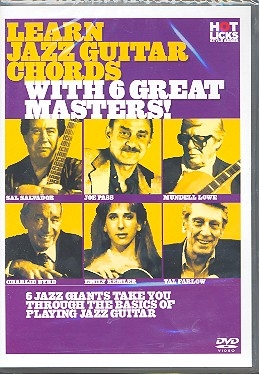 Learn Jazz Guitar Chords with 6 Great Masters DVD-Video