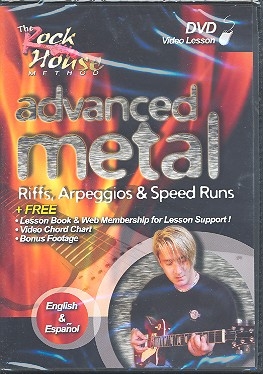 Advanced Metal Guitar DVD-Video incl. Web Membership for Online Lesson Support