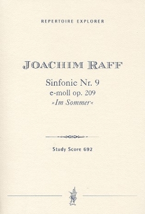 Sinfonie e-Moll Nr.9 op.209 fr Orchester Studienpartitur