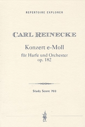 Konzert e-Moll op.182 fr Harfe und Orchester Studienpartitur